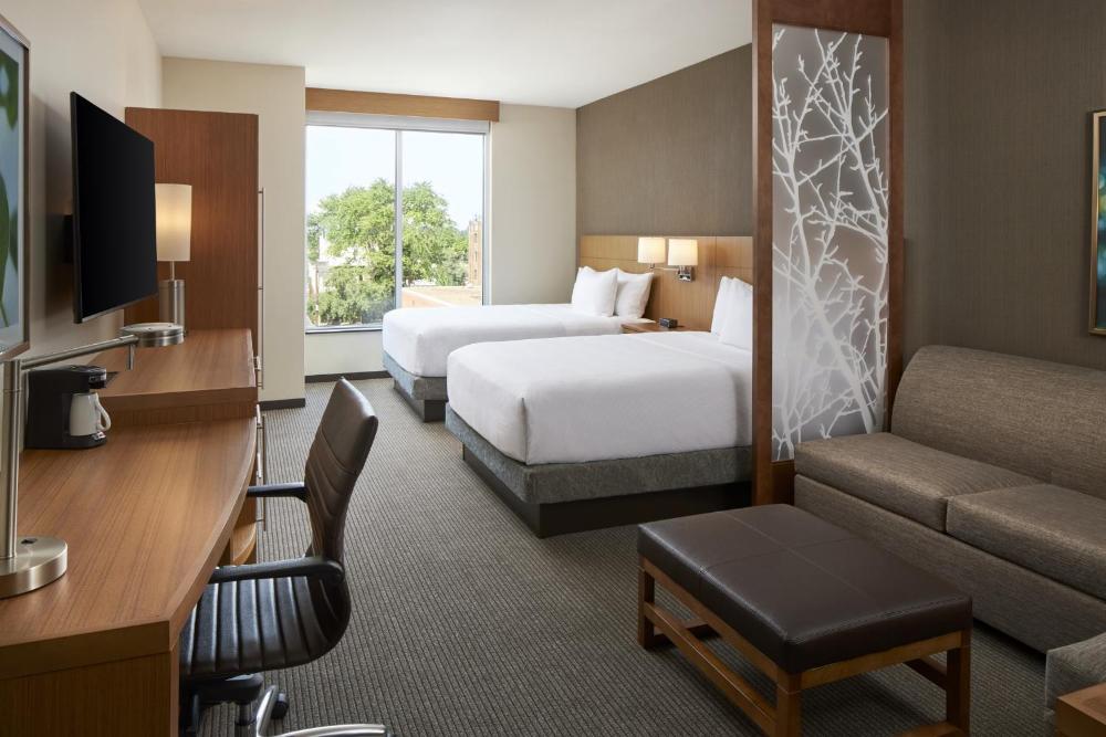 Queen Room with Two Queen Beds and Sofa Bed interior